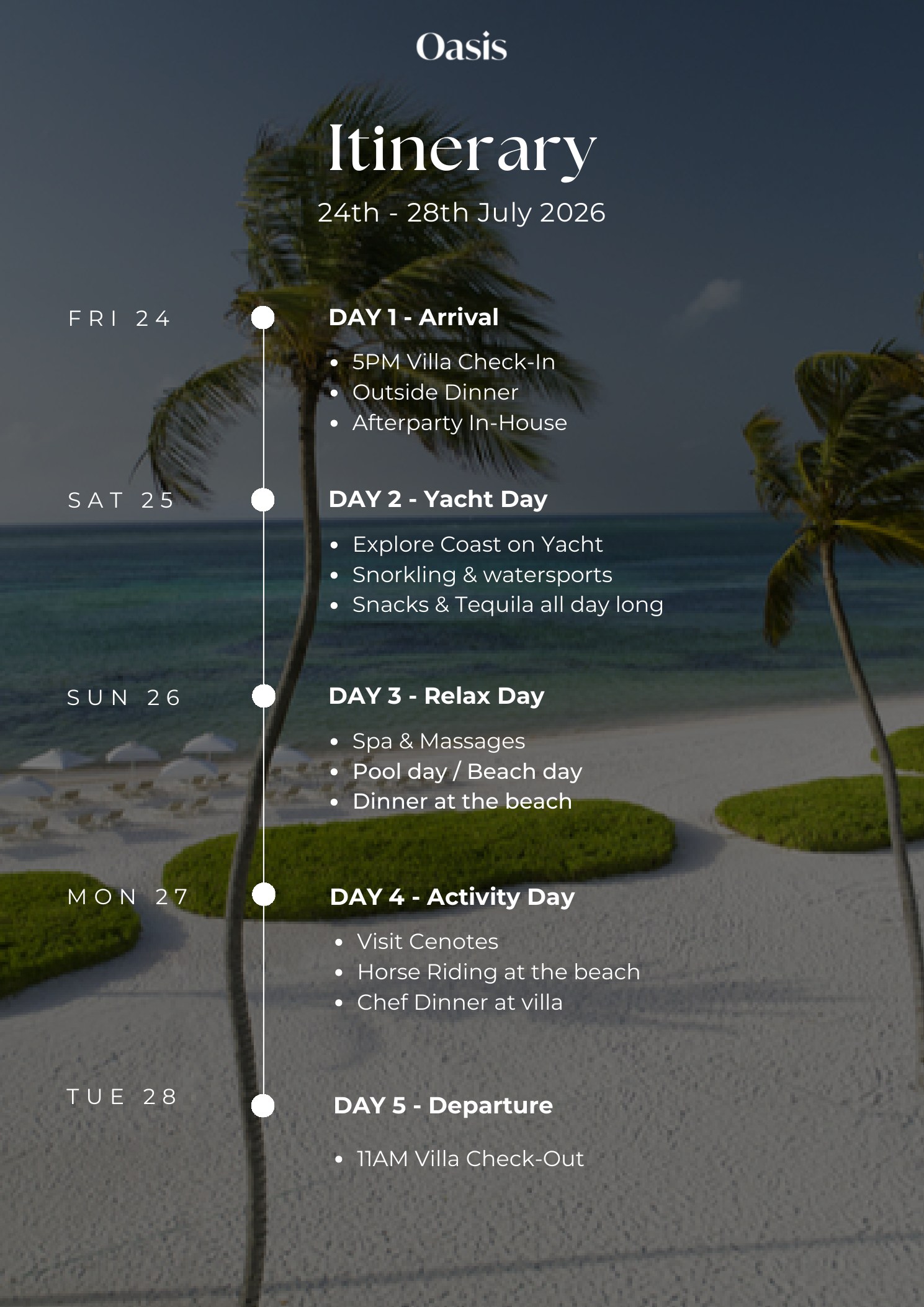 Itinerary